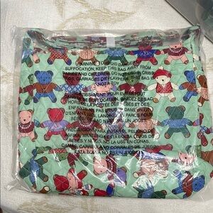 Colorful Teddy Bear Print Bag